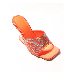 Crystal Jelly Heel Sandals Newgew