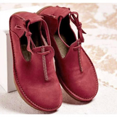 Super Comfort Round Toe Casual Lace-Up Flat & Loafers Newgew
