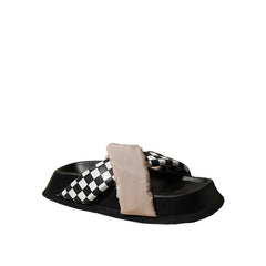 Casual Wear checkerboard sandals Newgew