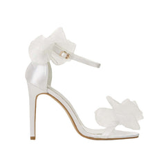 Bow Ankle Strap Heeled Sandals Newgew