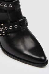 Hollow Buckle Ankle Boots Newgew