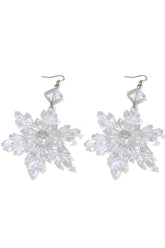 Transparent Snow Earrings Newgew