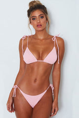 Triangle String Strap Bikini Set Newgew