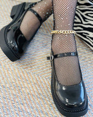 Buckled Square Toe Mary Jane Flats Newgew