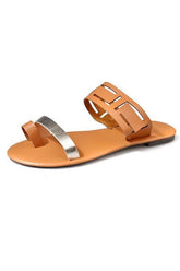 Open Toe Flat Sandals Newgew