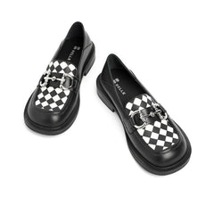 Thick Bottom Square Head Cool Loafers Newgew