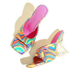 Open-Toe Heel Sandals Newgew