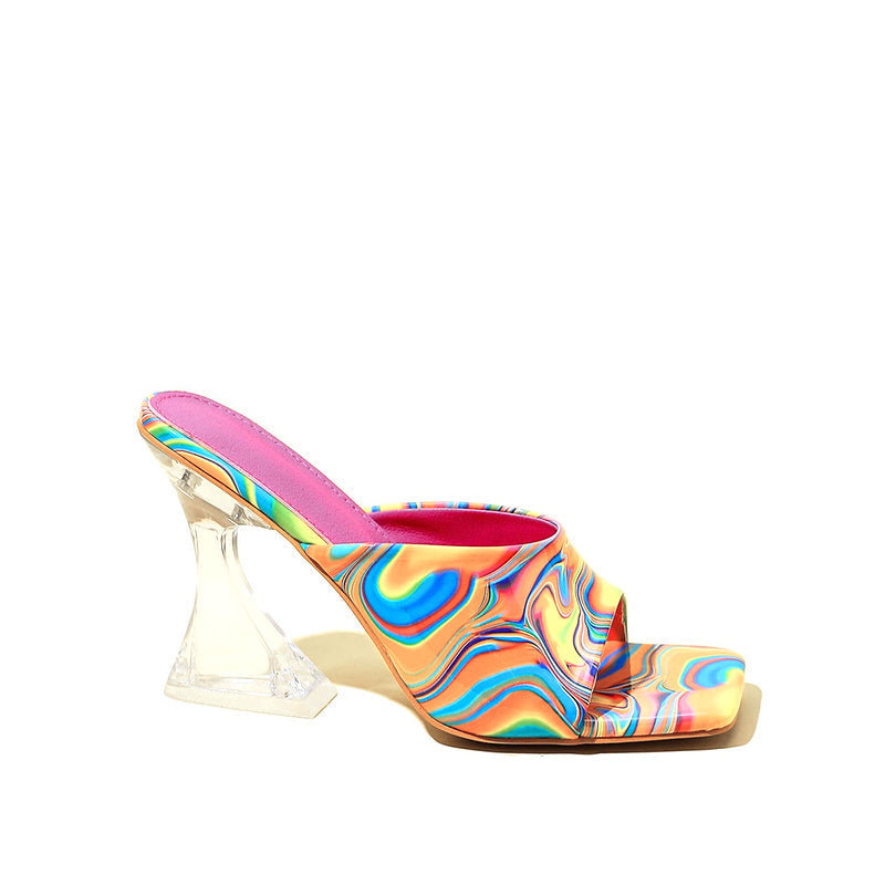 Open-Toe Heel Sandals Newgew