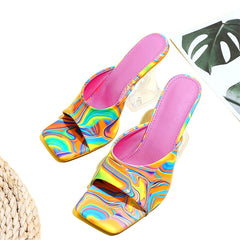 Open-Toe Heel Sandals Newgew