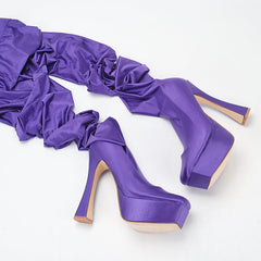 Glossy Legging Boots Newgew