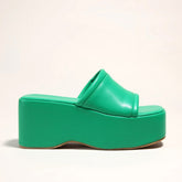 Solid Color Wedges Slippers Newgew