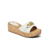 Tata Chain Decor Wedge Sandals Newgew