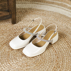 Chunky Rhinestones Mary Janes Newgew