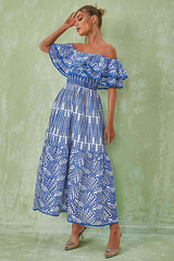 Tulum Off Shoulder Eyelet Dress Newgew