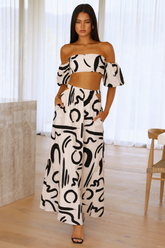 Utopia Crop Tops & Skirt Set Newgew