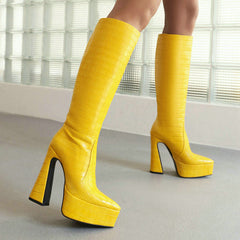 Women Knee High Boots Newgew