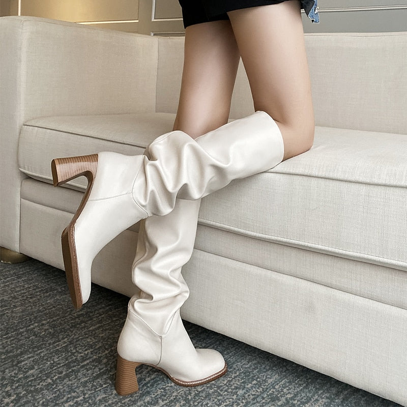 2023 Women Leather Boots Newgew