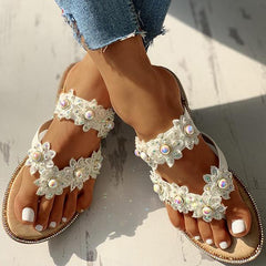 Studded Toe Post Flat Slipper Pairmore