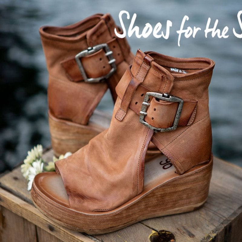 Summer Thick-soled Fish Mouth Sandals Newgew