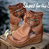 Summer Thick-soled Fish Mouth Sandals Newgew