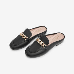 Square Heel Mules Newgew