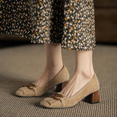 Nastya Low Heel Loafers Newgew