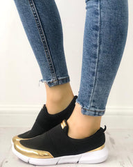 Mesh Fabric Splicing Breathable Sport Sneakers Newgew