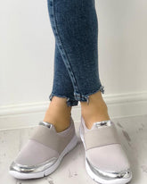 Mesh Fabric Splicing Breathable Sport Sneakers Newgew