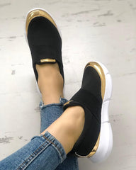 Mesh Fabric Splicing Breathable Sport Sneakers Newgew