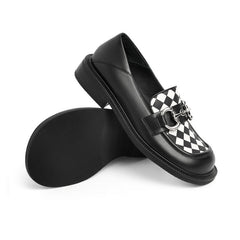 Thick Bottom Square Head Cool Loafers Newgew