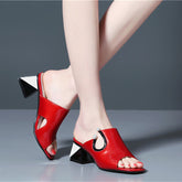 Handmade Gladiator Slides Sandals Heels Newgew