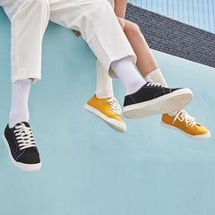 Pure Colour Low-top Canvas Sneakers Newgew