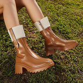 Zipper Inside Cool Boots Newgew