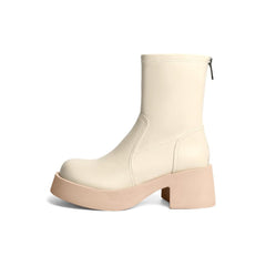 Zipper Minimalism Boots Newgew
