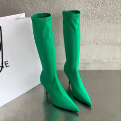 Pointed Toe Stiletto Boots Newgew