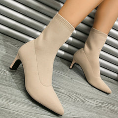 Knitted Sock Boots Newgew