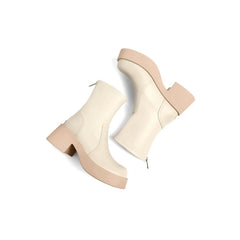 Zipper Minimalism Boots Newgew