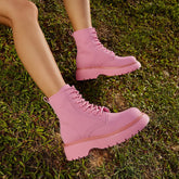 Lace Colorful Martin Boots Newgew