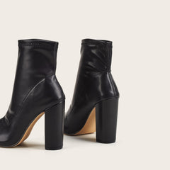 Open Mouth Heeled Boots Newgew