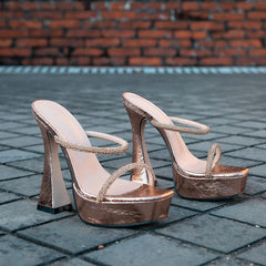 Minimalist Waterproof Platform Sandals Newgew