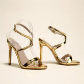 Minimalist Ankle Strap Heel Sandals Newgew