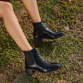 Zipper Detail Chelsea Boots Newgew