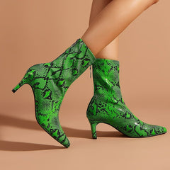 NewPointed Toe High Heeled Boots Newgew