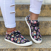 Halloween Pumpkin Flat Casual Sneakers Newgew