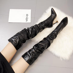 Over Knee Heeled Boots Newgew