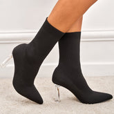 NewHigh Thick Heel Mid Boots Newgew