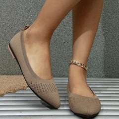 Flyknit Material Flats Newgew