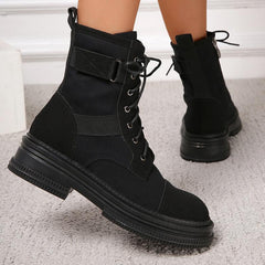 Thick Soled Round Toe Martin Boots Newgew