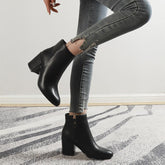Minimalist Side Zipper Basic Short Boots Newgew