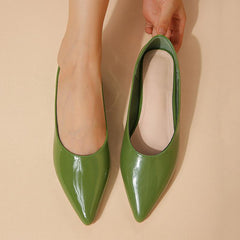 Minimalist Pointed Toe Flat Shoes Newgew